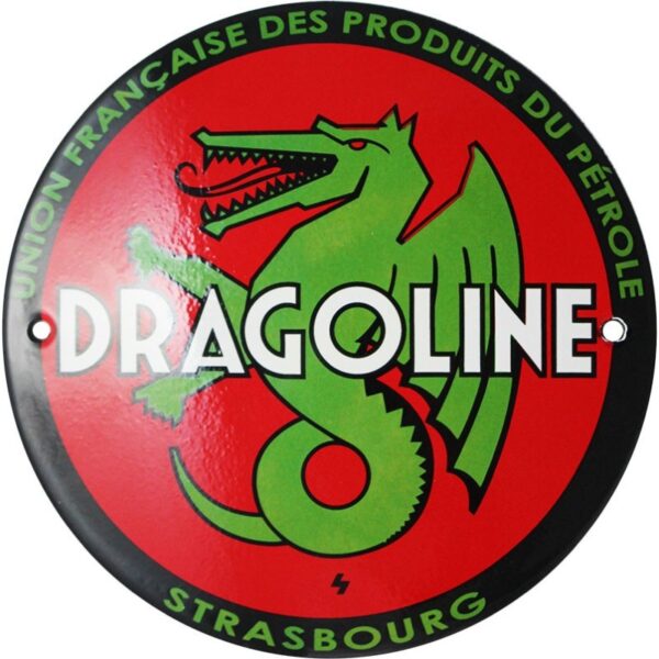 Plaque émaillée : DRAGOLINE