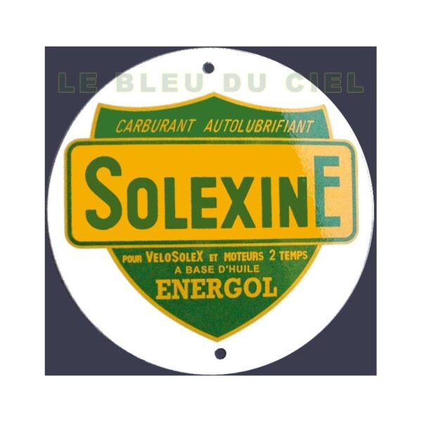 Plaque émaillée : SOLEXINE