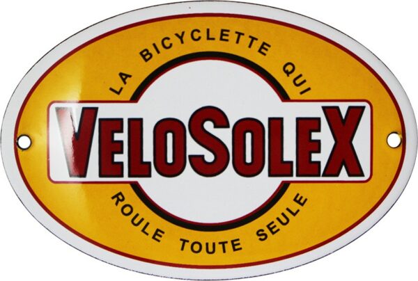 plaque émaillée ovale : VELOSOLEX – Image 2