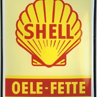 Plaque émaillée : SHELL