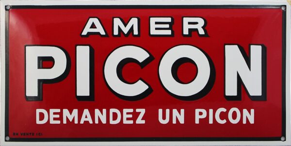 Plaque émaillée : AMER PICON – Image 2