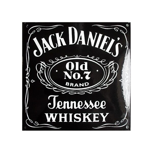 Plaque émaillée : JACK DANIEL'S
