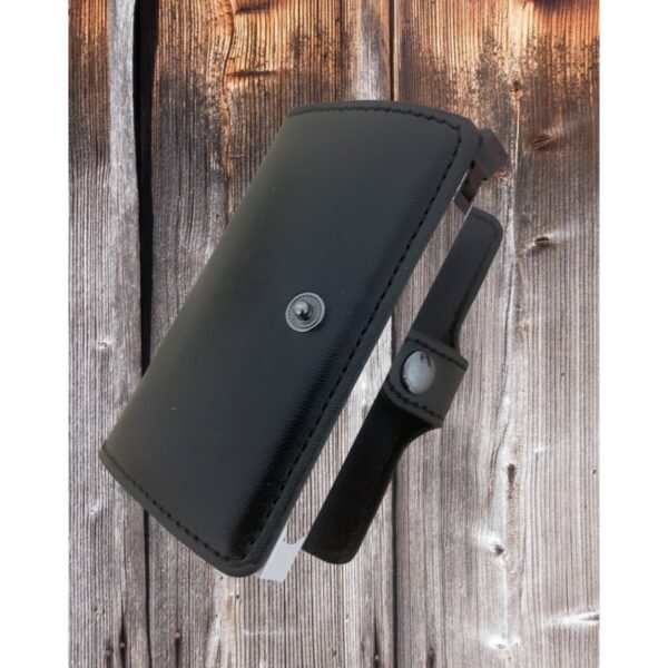 Portefeuille Barrière RFID Metal & Cuir PU Noir – Image 2