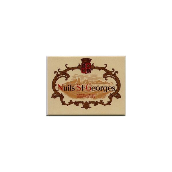 Décoration cuisine : Magnet tôle dimension 6x8cm plat : Vin Nuits Saint Georges