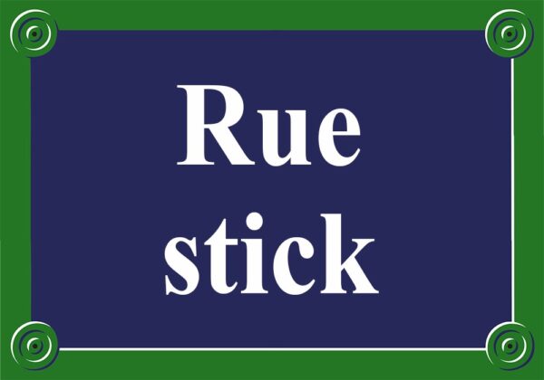 Plaque de rue émaillée Paris 50 x 35 cm sans fronton. – Image 2
