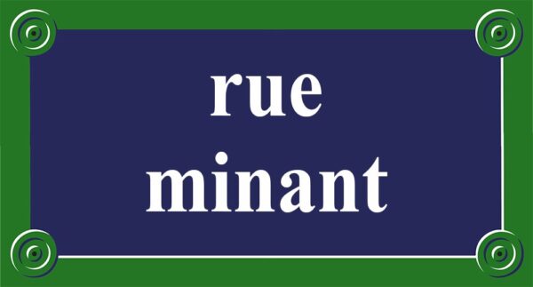 Plaque de rue émaillée Paris 65 x 35 cm sans fronton. – Image 2