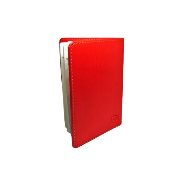 Protège-passeport Simili cuir rouge – Image 3
