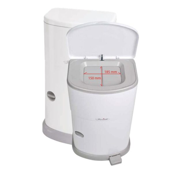 Poubelle anti-odeur JANIBELL - Recharges 41l