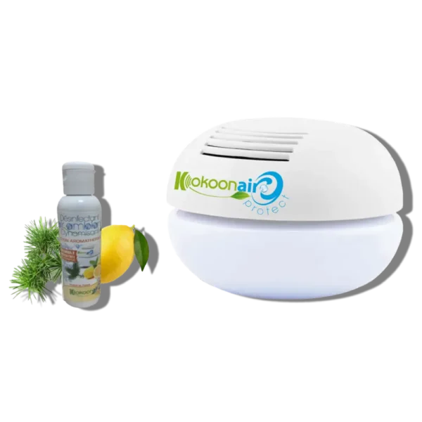 KIT COMPOSE D'UN PURIFICATEUR D'AIR BISE 30M2 ET D'UN DESINFECTANT DYNAMISANT CONCENTRE 125ML