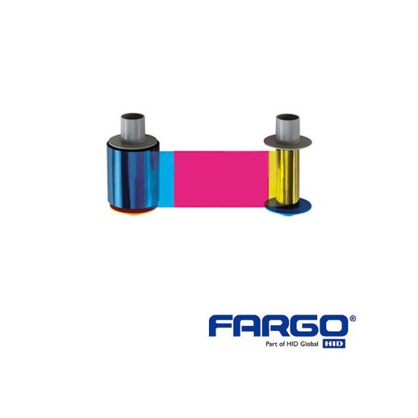 Ruban Fargo DTC4500e YMCKO (500 impressions)