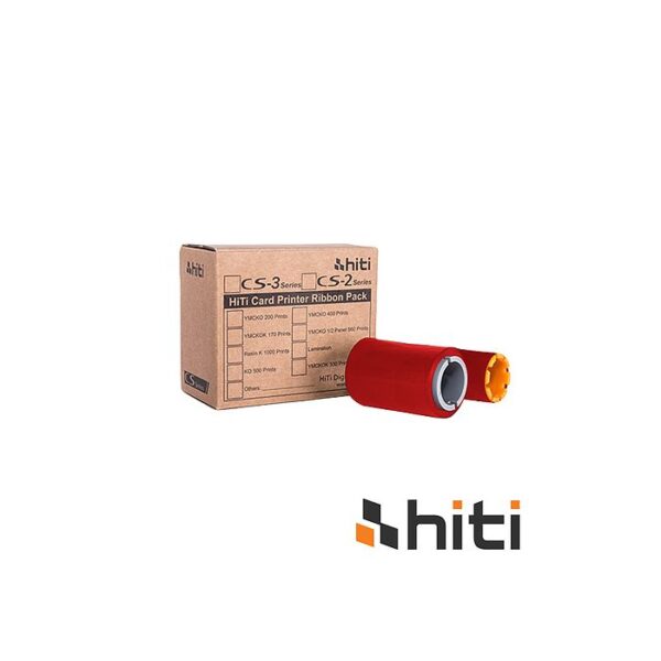 Ruban Hiti CS200 rouge métallisé (1 000 impressions)