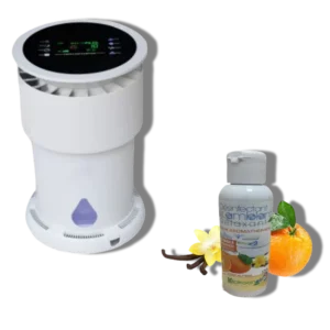 KIT COMPOSE D'UN PURIFICATEUR D'AIR MISTRAL 200M2 ET D'UN DESINFECTANT RELAXANT CONCENTRE 125ML