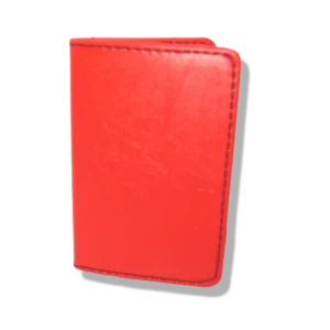 Protège-CB Simili cuir 2 cartes Rouge