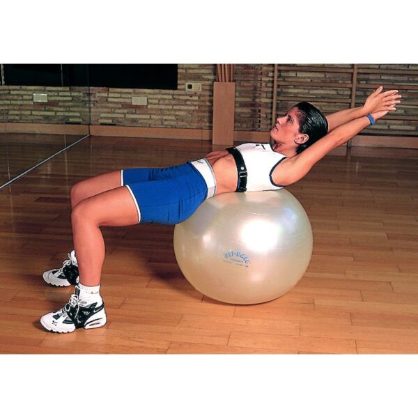Ballon fitness Gymnic Plus - Blanc nacré - 65 cm