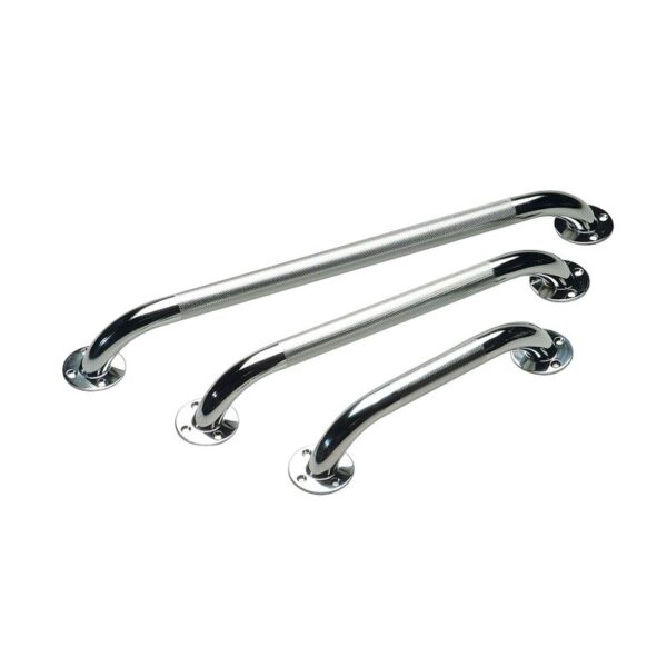 Barre d'appui acier chromé - 30 cm