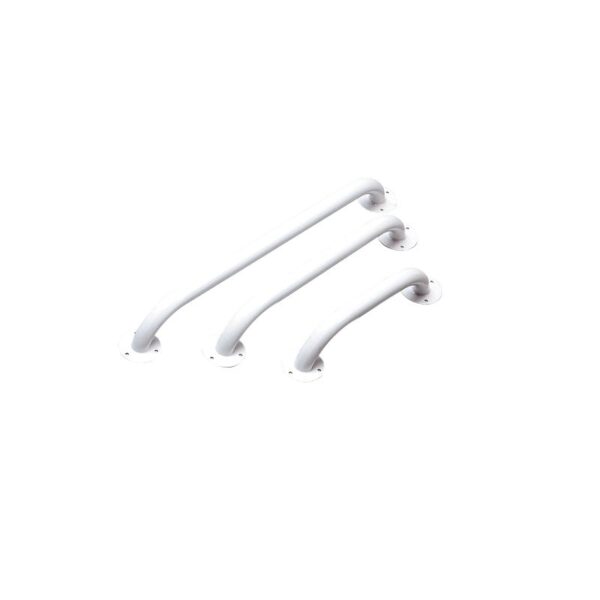 Barre d'appui acier époxy blanc - 30,5 cm