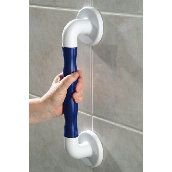 Barres d'appui Grip droites - Bleu - 60 cm