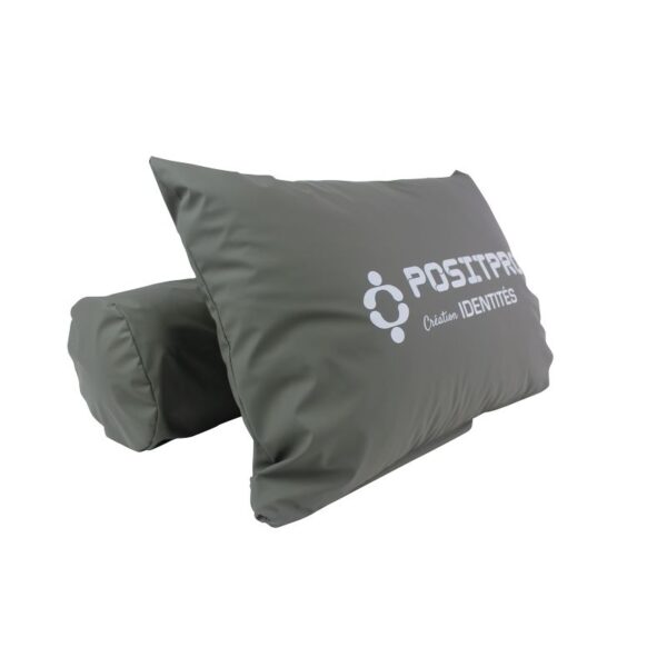 Coussin multifonctions + plot cylindrique - Gris taupe
