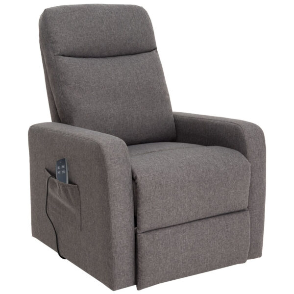 Fauteuil releveur Mint 1 ou 2 moteurs - Microfibre Taupe - 2 moteurs
