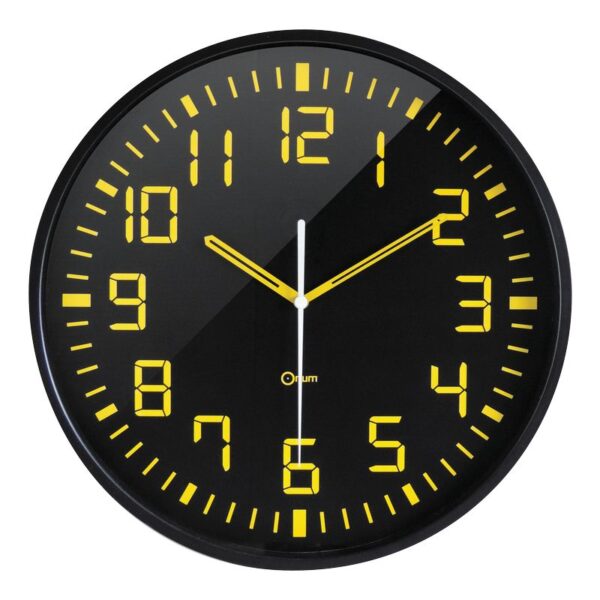 Horloge silencieuse contraste - 40 cm