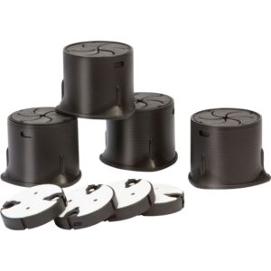 Jeu de 4 surélévateurs réglables