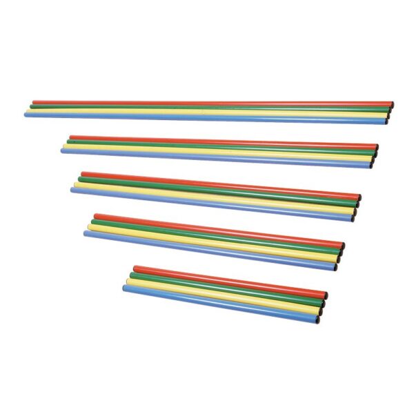 Lot de 10 jalons plastiques - 120 cm