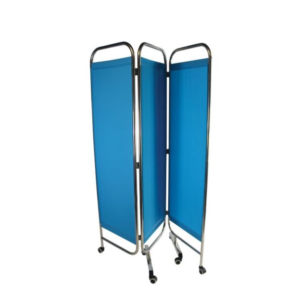 Paravent inox - Bleu - 4 volets