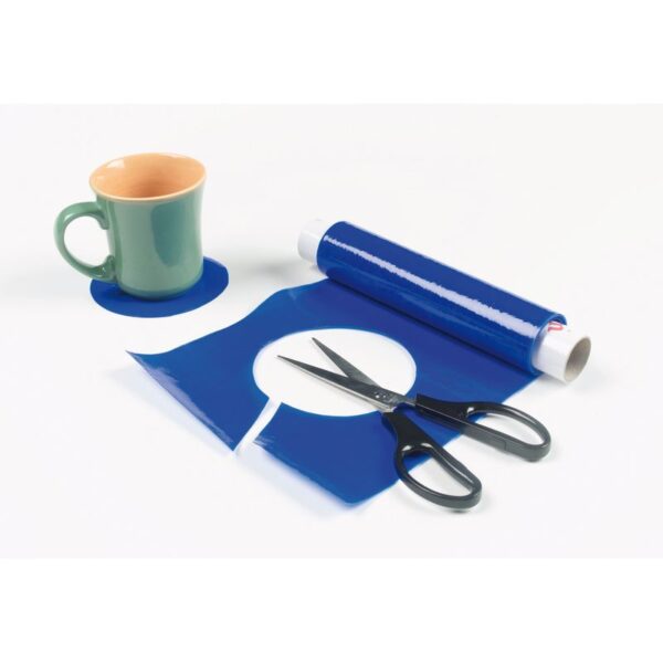 Rouleau antidérapant Dycem 20 cm - Bleu - Dispenser 15m