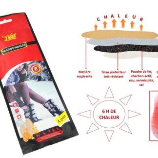 Semelles chauffantes  lot de 10 paires - 36/39