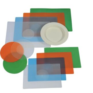 Set de repas antidérapant Ergo - Transparent - 40 x 28 cm