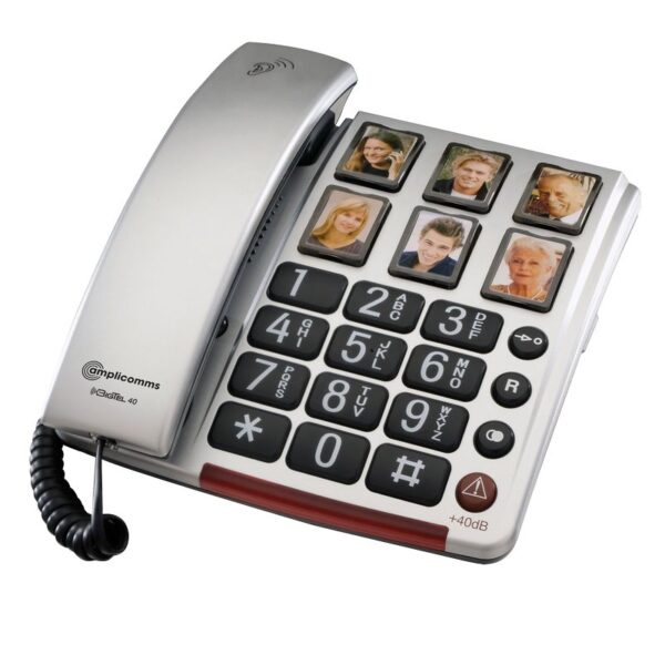 Téléphone Big Tel 40 plus - Noir