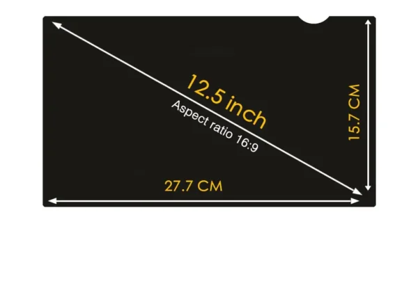 Filtre de confidentialité anti lumière bleue pour ordinateur 12.5'' – Image 3