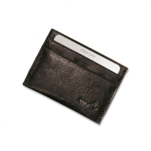 Protège CB Barrière RFID 6 cartes Cuir Marron foncé