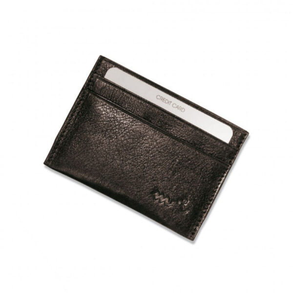 Protège CB Barrière RFID 6 cartes Cuir Marron foncé
