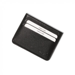 Protège CB Barrière RFID 6 cartes Cuir Noir