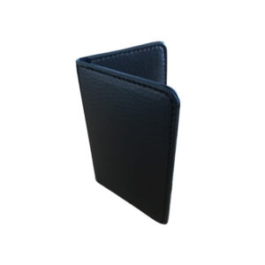 Protège-CB Simili cuir 2 /4 cartes bleu nuit