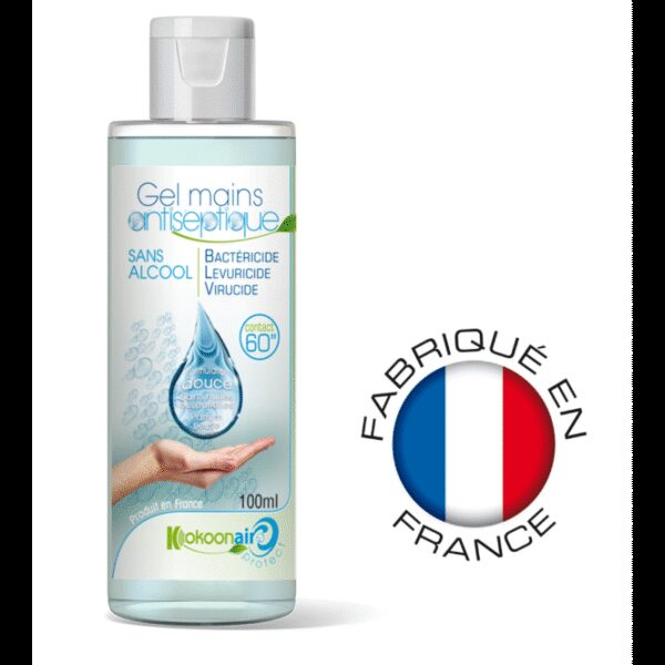 Gel Antiseptique pour les mains 60'' sans alcool 100ml
