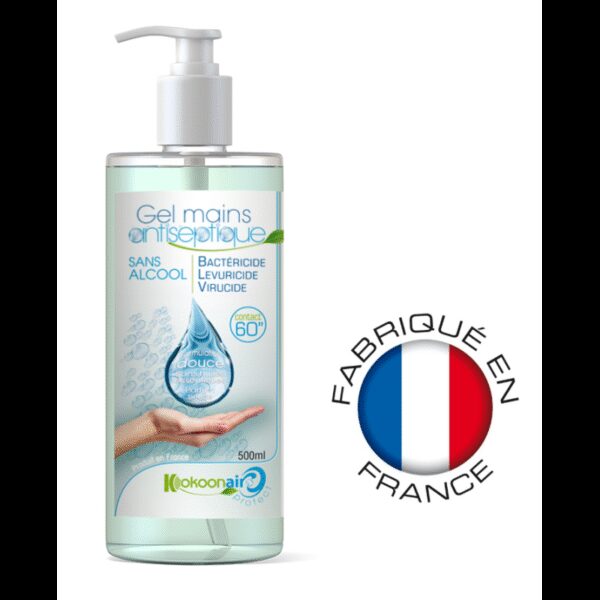 Gel Antiseptique pour les mains 60'' sans alcool 500ml