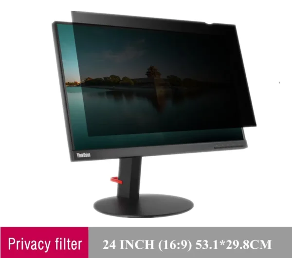 Filtre de confidentialité anti lumière bleue pour ordinateur 24" 16/9e