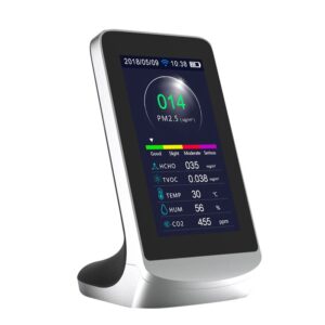 KAPM80 Détecteur de qualité de l'air multifonctions avec écran LCD