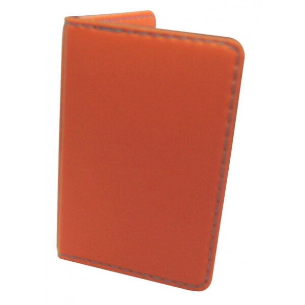 Protège-CB Simili cuir 2 cartes Orange