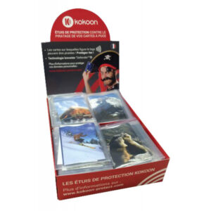Présentoir de 40 Protège CB Barrière RFID Visuels Montagne