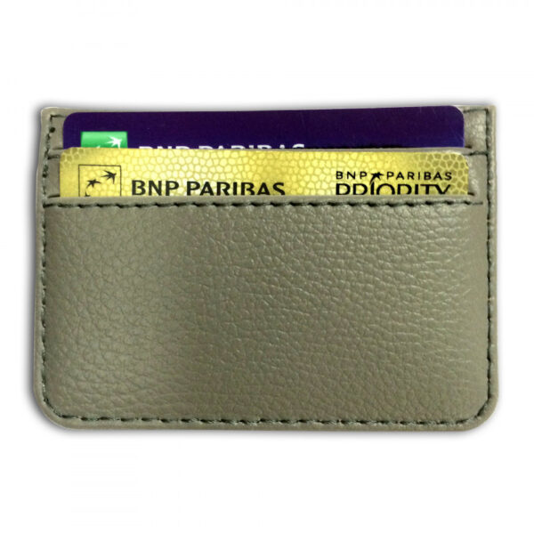 Présentoir de 16 Protège CB Barrière RFID en simili cuir 4 cartes – Image 2