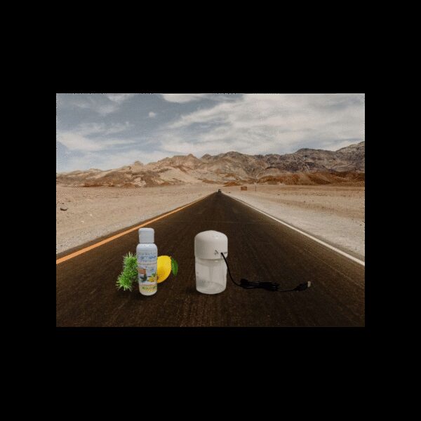 KIT COMPOSE D'UN PURIFICATEUR D'AIR PORTABLE ALIZE POUR VOITURE ET UN DESINFECTANT DYNAMISANT CONCENTRE 125ML – Image 3