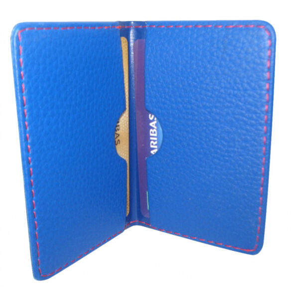 Présentoir de 16 Protège CB Barrière RFID en simili cuir 2 cartes – Image 3