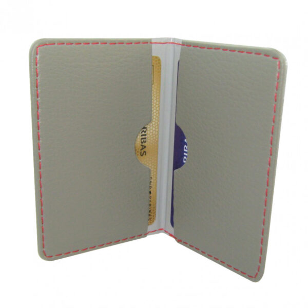 Présentoir de 16 Protège CB Barrière RFID en simili cuir 2 cartes – Image 4
