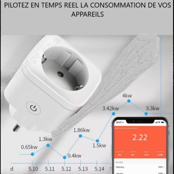 PRISE WIFI INTELLIGENTE – Image 6