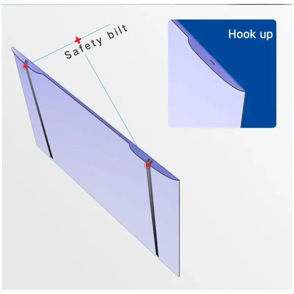 Protection d'écran BLUECAT TV 55'' taille 1240mmX725mm – Image 8