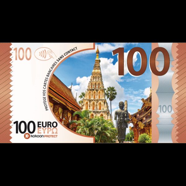 Billet Barrière RFID Kokoon Banknote Visuel Thaïlande