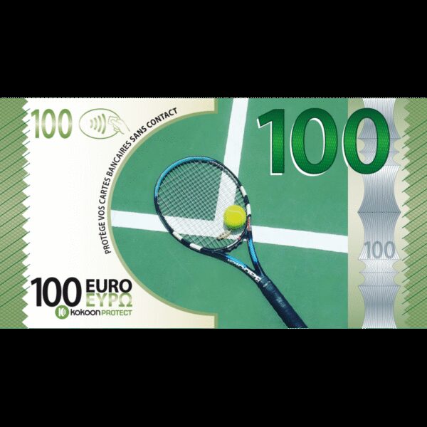 Billet Barrière RFID Kokoon Banknote Visuel Tennis – Image 2